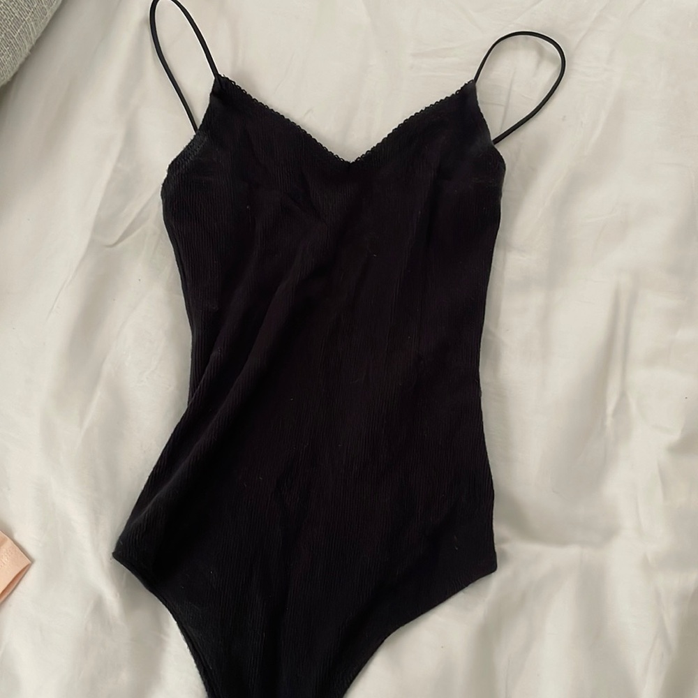 Abercrombie black body suit